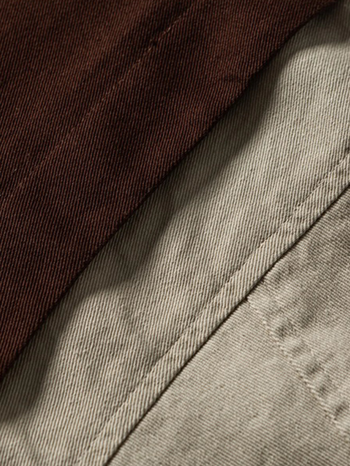 Chemise à manches longues rétro en faux deux pièces