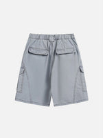 Loose-fit Multi-pocket Knee-length Shorts