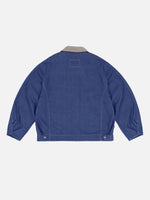 Barn-style Loose-fit Cargo Jacket With Pockets