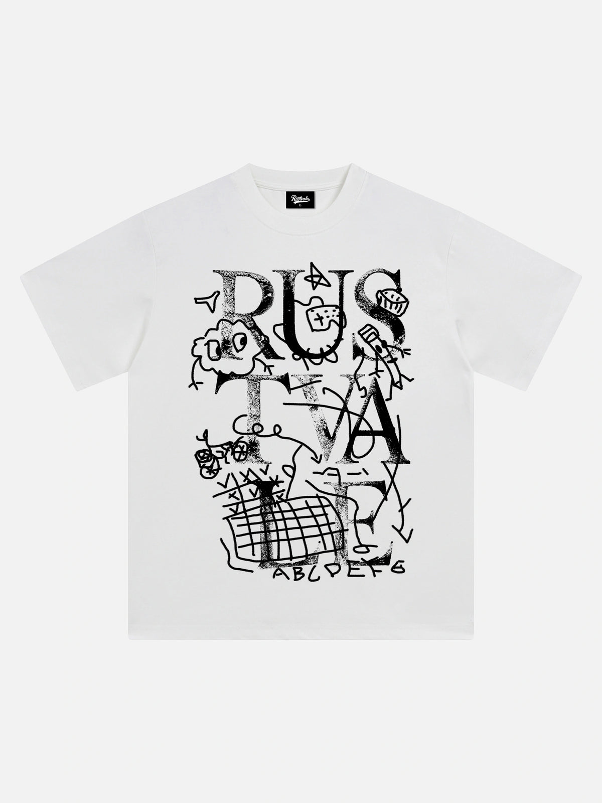 Rustvale Doodle Logo Graphic Tee