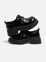 Platform Height-increasing Work Boots / Casual Leather Shoes