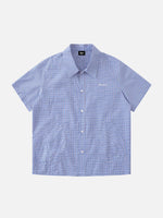 Retro Plaid Short-sleeve Shirt