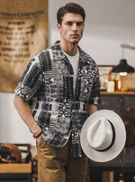 Retro Hawaiian Cuban Collar Short-sleeve Shirt