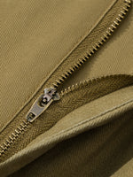 Retro Americana-style Military Multi-pocket Cargo Shorts