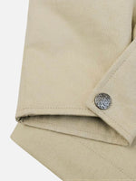 Barn-style Workwear Canvas Loose-fit Jacket