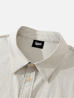 Camisa cargo de manga corta con paneles de bolsillo