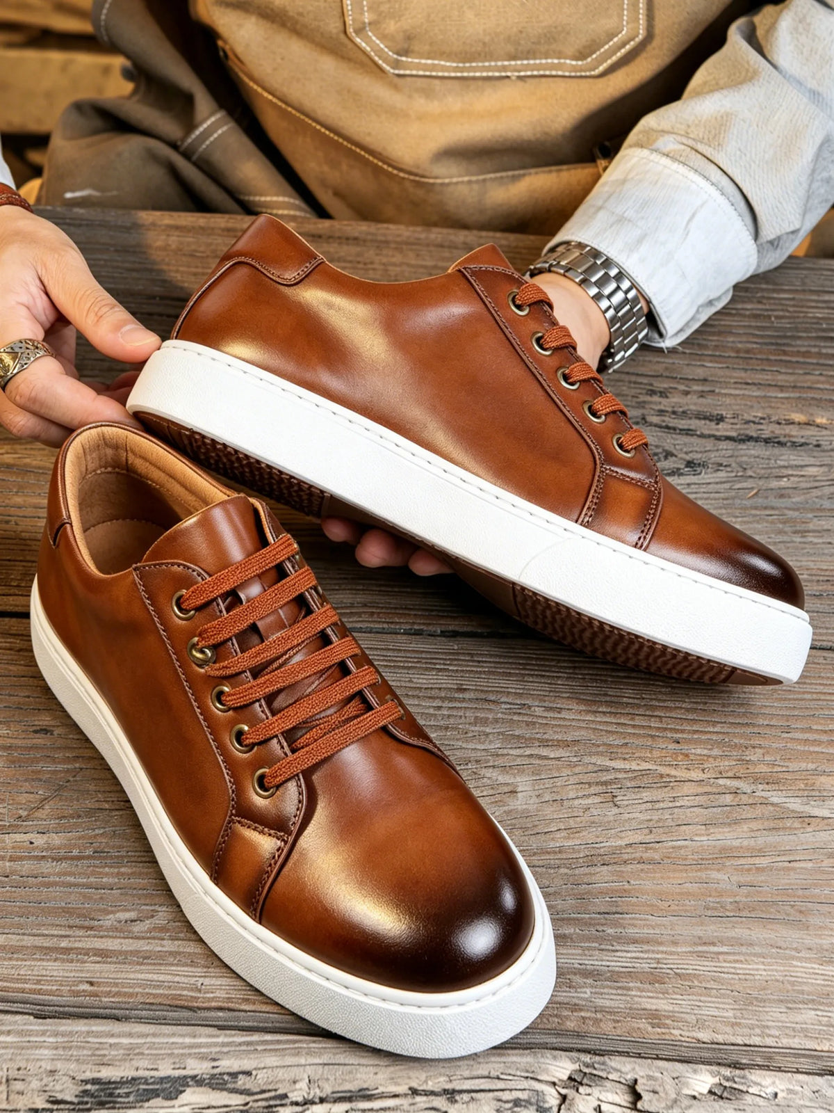 Versatile And Comfortable Oversized Skate-style Sneakers
