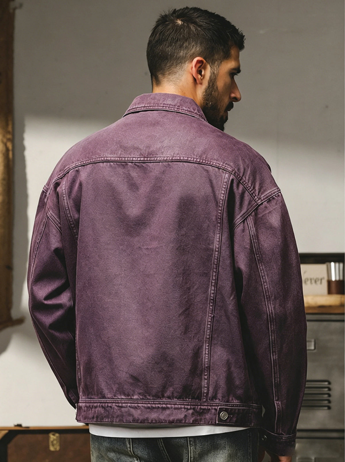 Classic American-style Vintage Denim Jacket