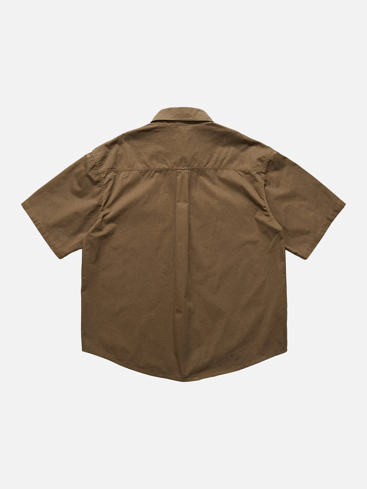 Versatile Washed Loose-fit Short-sleeve Shirt