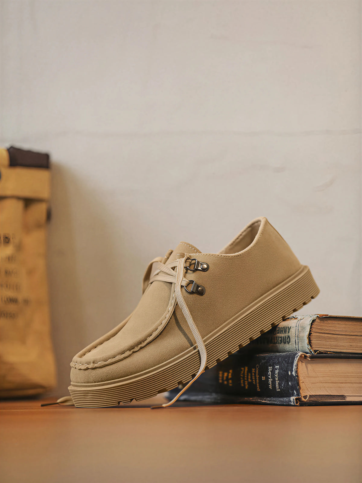 Retro, Versatile, Closed-toe Platform Shoes