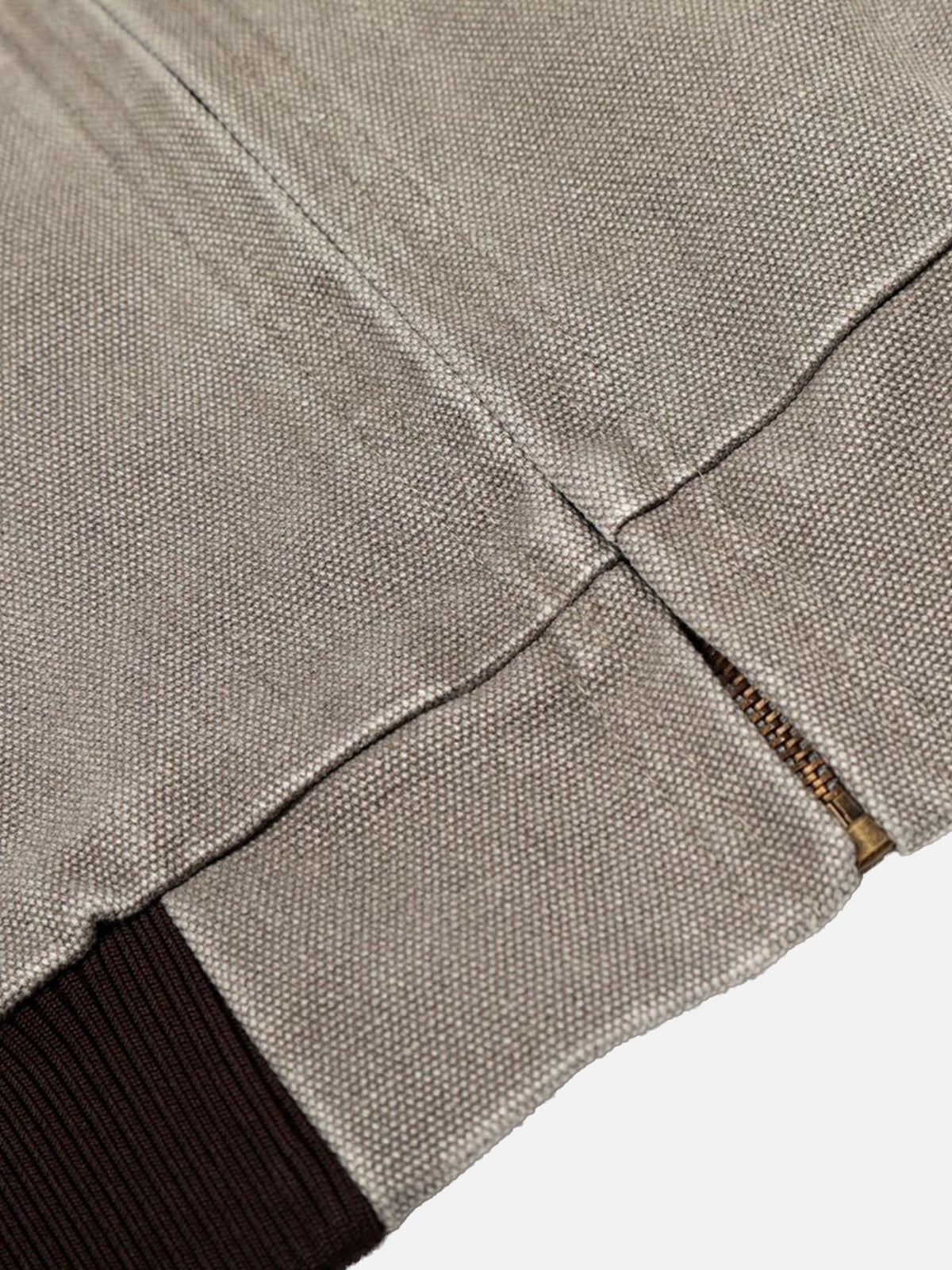 Barn-style Garment-washed & Distressed Hooded Work Jacket