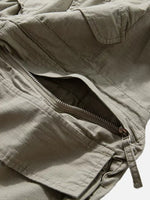 Wide-leg Cargo Pants With Large Pockets