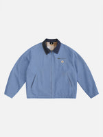 Schwere Waschgewaschene & Used Canvas-Jacke