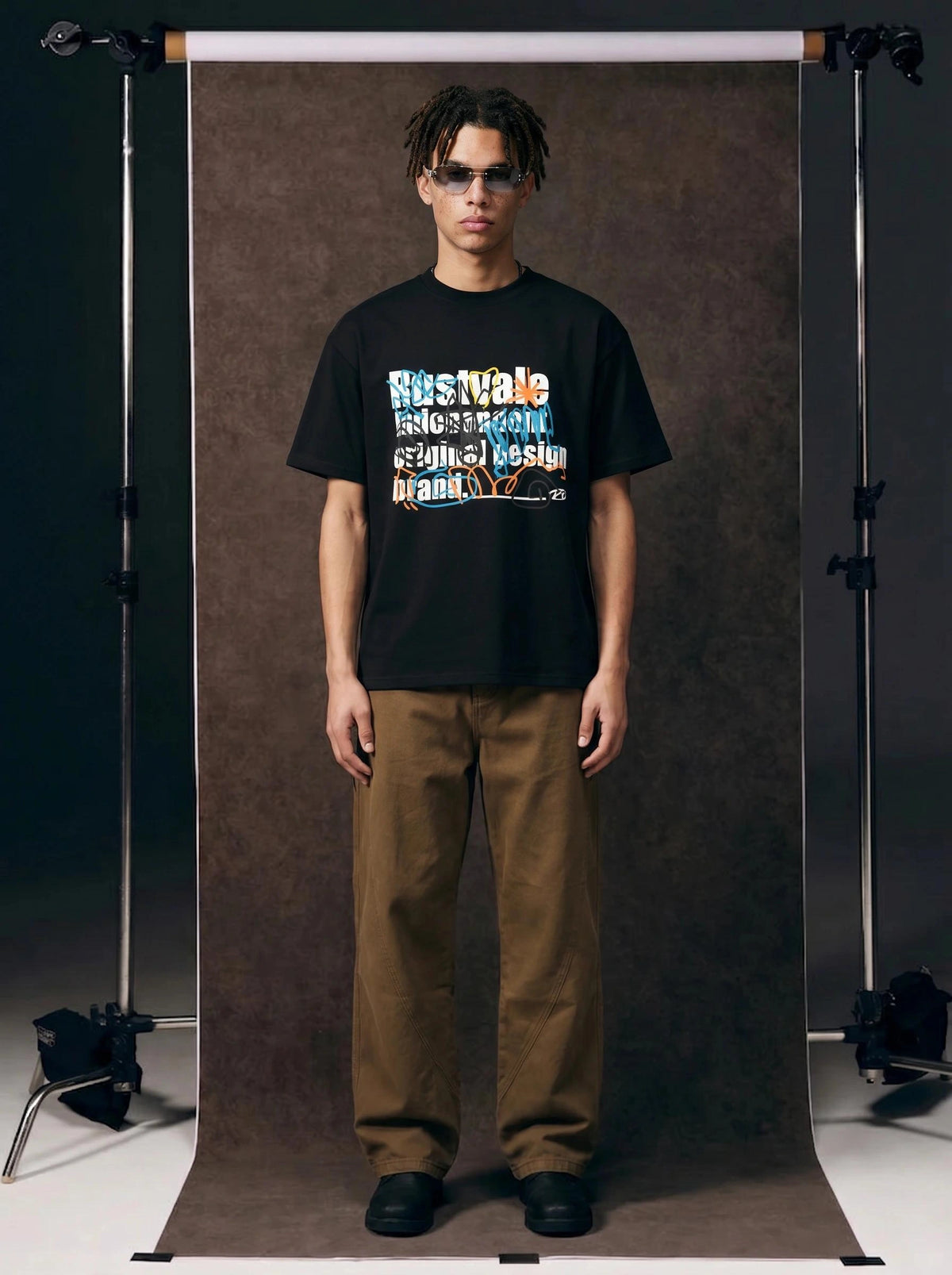 Graffiti Overlay T-Shirt