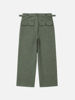 Minimalist, Textured, Loose-fit Casual Trousers