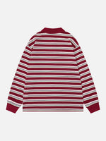 American Retro-style Loose-fit Long-sleeve T-shirt