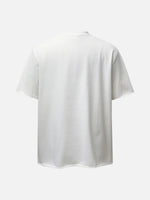 T-Shirt mit einzigartigem Schulterausschnitt-Design