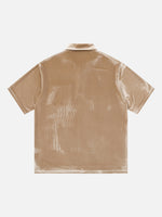 Niche Velvet Stretch Polo Shirt