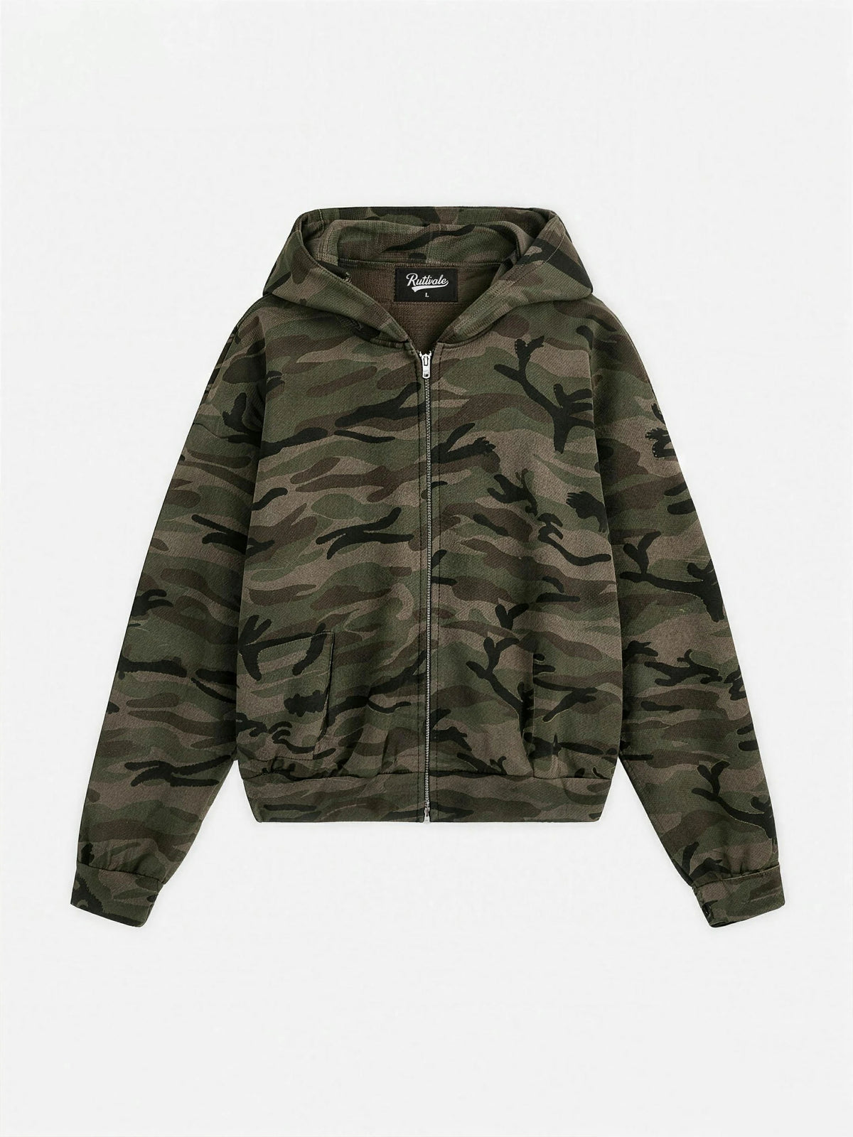 American-style Camouflage Hoodie Jacket
