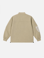 Trendy Color-block Pullover Cargo Jacket