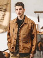 Heavy-duty "maillard-style" Workwear Jacket