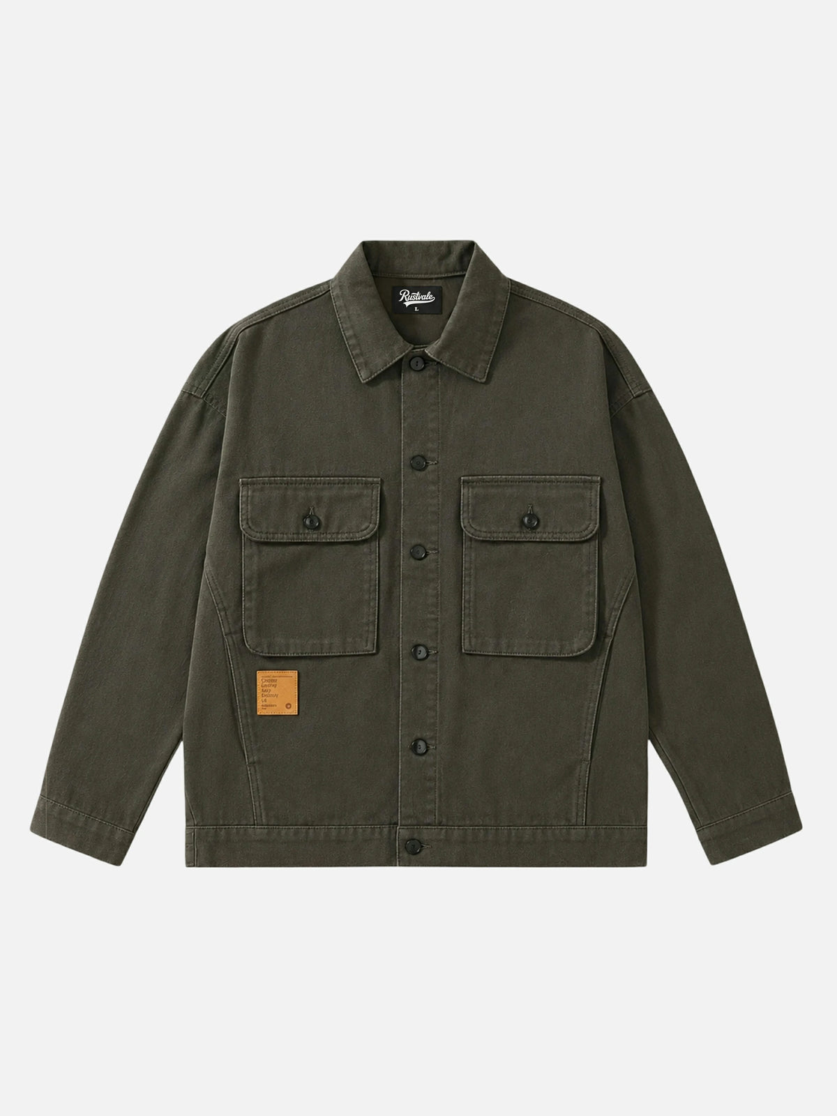 Retro Loose-fit Multi-pocket Denim Jacket