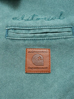 American-style Washed, Color-blocked Work Jacket