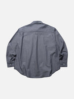Seersucker Striped Long-sleeve Shirt