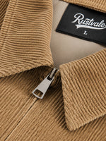 Loose-fit Corduroy Jacket With Turn-down Collar