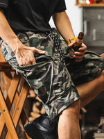 Loose-fit, Quick-dry, Knee-length Shorts In Cooling, Lightweight Ice Silk Fabric.