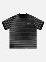 Loose-fit T-shirt With Handwritten-style Embroidery