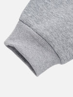 Faux Two-piece Style Loose-fit Plaid Hoodie