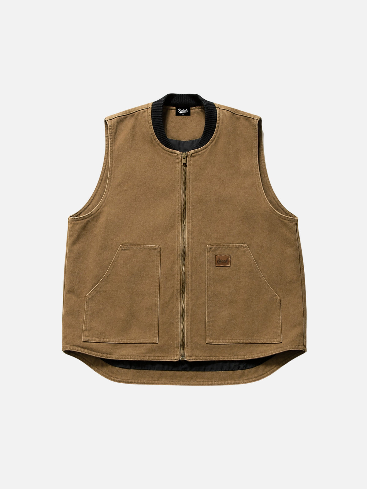 Retro Washed Sleeveless Cargo Vest