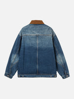 Retro Patchwork Denim Jacket
