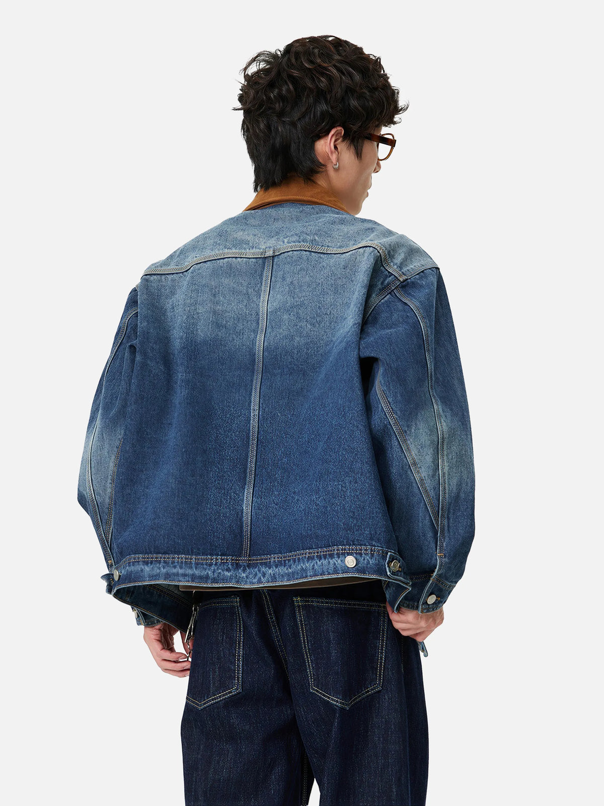 Retro Patchwork Denim Jacket