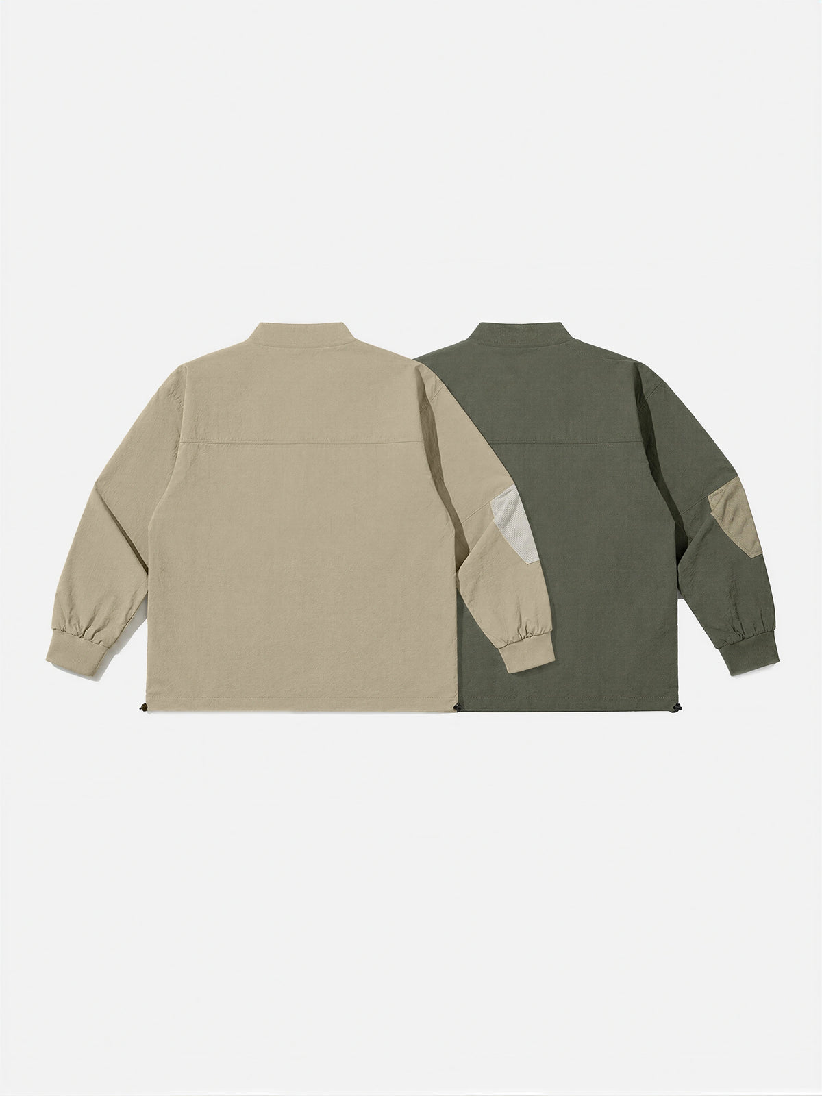 Trendy Color-block Pullover Cargo Jacket