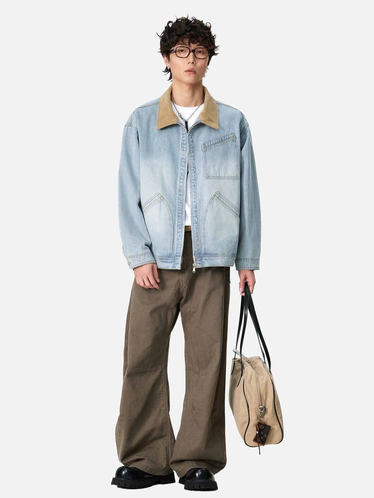 Retro Patchwork Denim Jacket