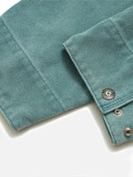 American-style Washed, Color-blocked Work Jacket