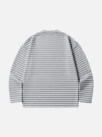 Japanese-style Retro Striped Sweatshirt