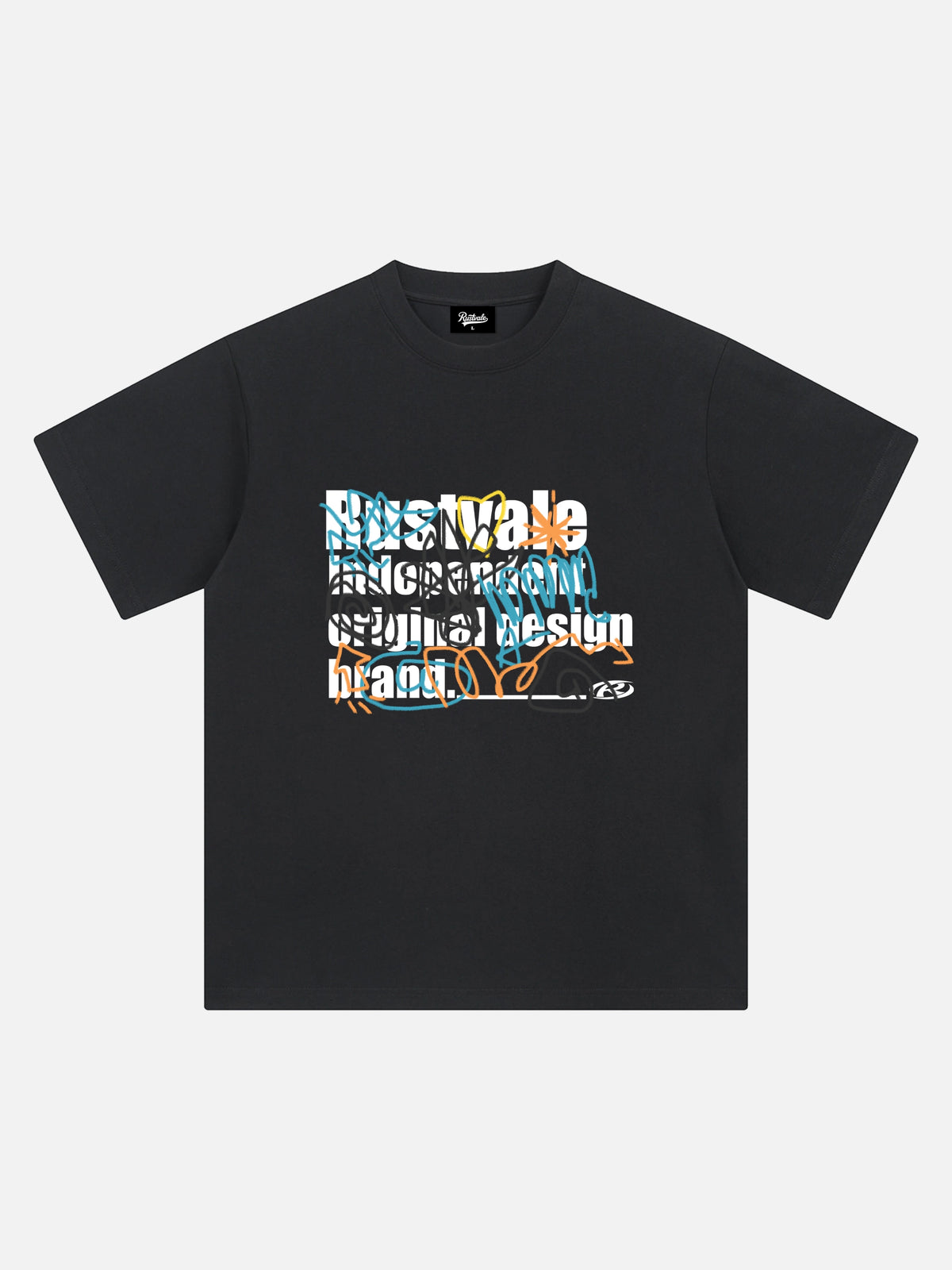 Graffiti Overlay T-Shirt