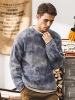 Thick-knit Gradient Sweater In A Chunky Gauge