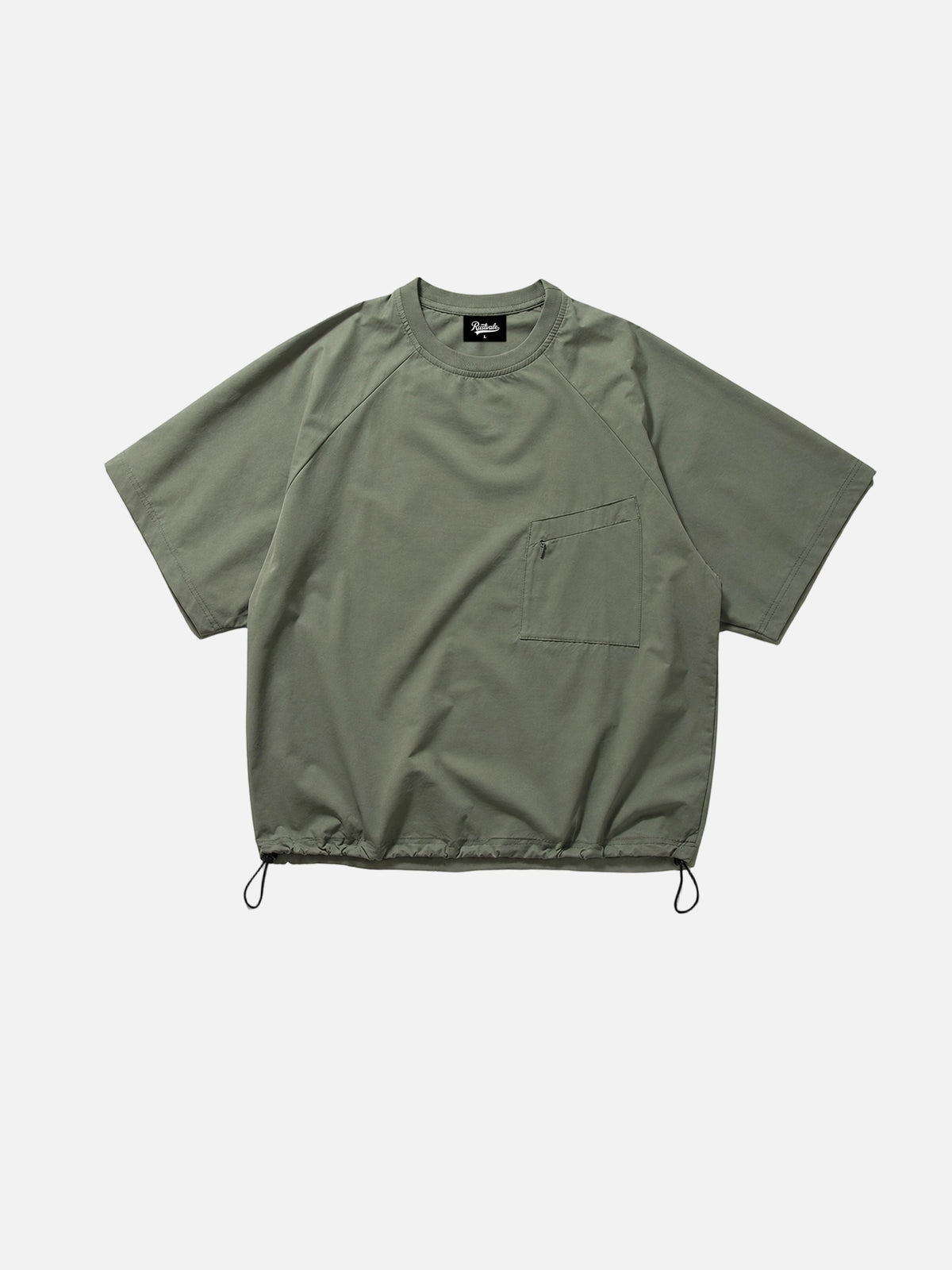 Outdoor Quick-drying Loose-fit T-shirt With Drawstring