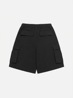 Outdoor Tech-style Multi-pocket Cargo Shorts