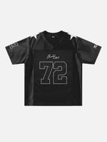 American Football Style Embroidered T-shirt