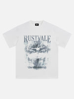 Vintage Ballet Dancer Distressed Print Tee