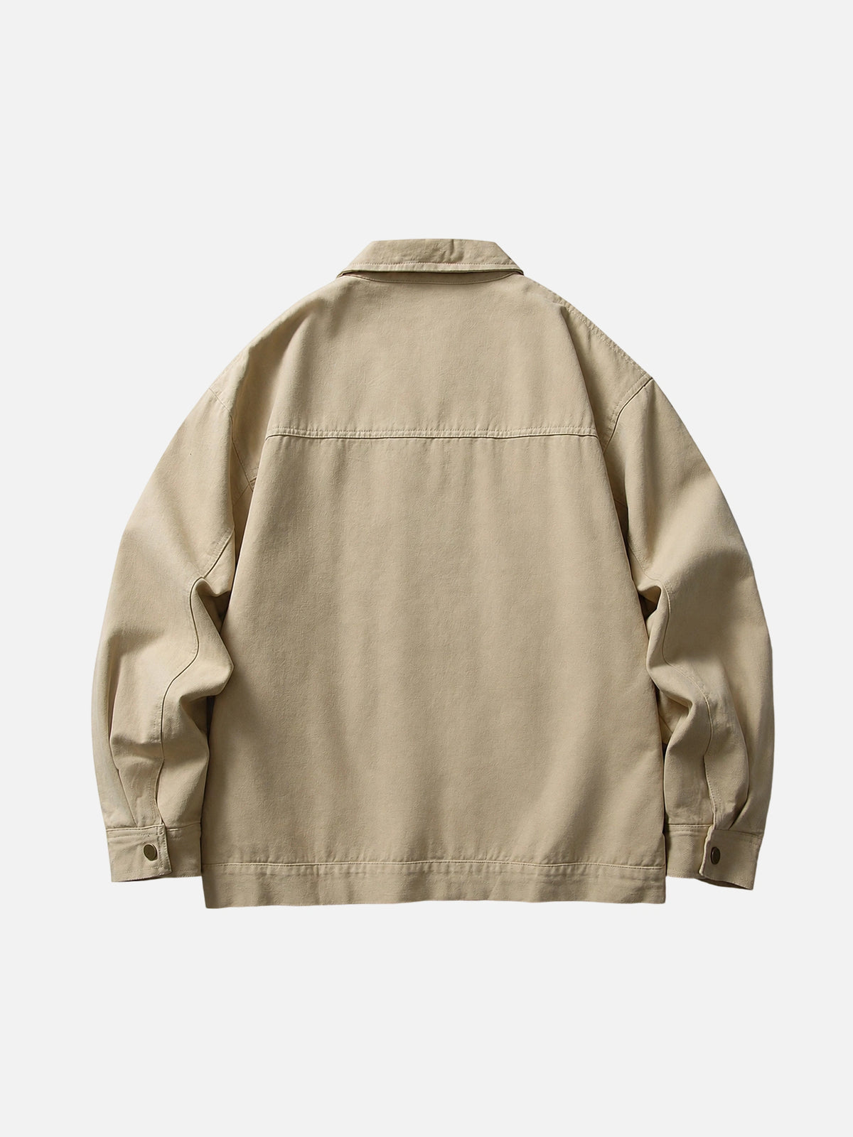 Solid-Color Casual Workwear Jacket
