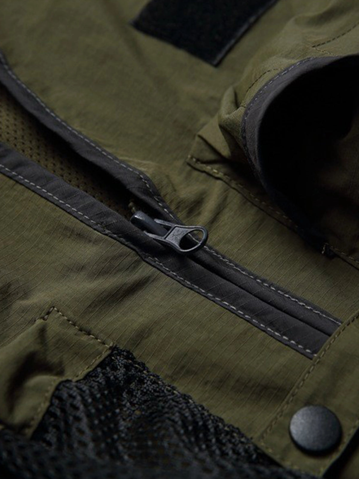 Techwear Cargo-Weste mit mehreren Taschen