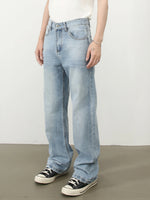 Vintage Washed Blue Distressed Jeans