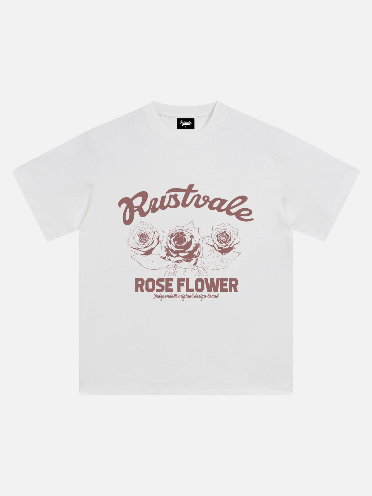 Rustvale Rosen-Motiv T-Shirt