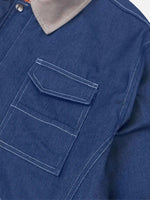 Barn-style Loose-fit Cargo Jacket With Pockets